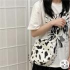 Set: Cow Print Crossbody Bag + Charm