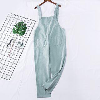 Corduroy Jumper Pants Dark Coffee - Xl