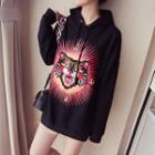 Tiger Embroidered Hoodie