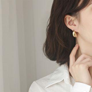 Geometry Drop Earring 1 Pair - Silver Needle - Gold - One Size