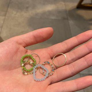 Set Of 4 : Bead Ring