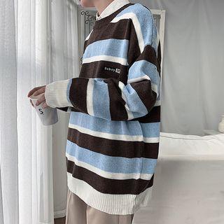 Logo Striped Sweater