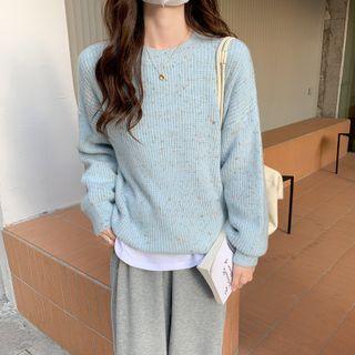 Dotted Ribbed Sweater