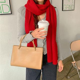 Pleather Tote & Pouch