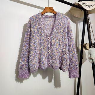 Scallop Edge Crop Cardigan