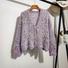 Scallop Edge Crop Cardigan