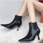 High-heel Ankle Chelsea Boots