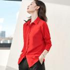 Long-sleeve Beaded Shirt / Dress Pants / Set