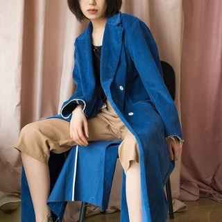 Frayed Corduroy Coat