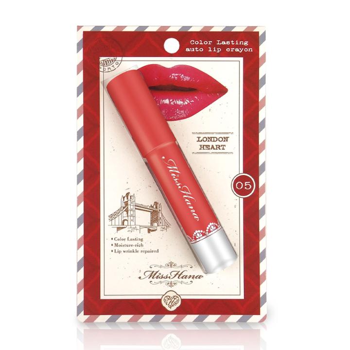 Miss Hana - Color Lasting Auto Lip Crayon (#05 London Heart) 4g