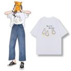 Short-sleeve Duck Print Shirt