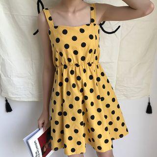 Dotted Sleeveless Minidress