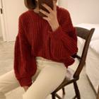 Chunky Knit Sweater Red - One Size