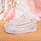 Beaded Embroidered Mesh Hanfu Shoes