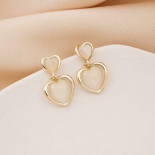 Cat Eye Stone Tear Drop Earring