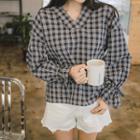 V-neck O-ring Back Check Top