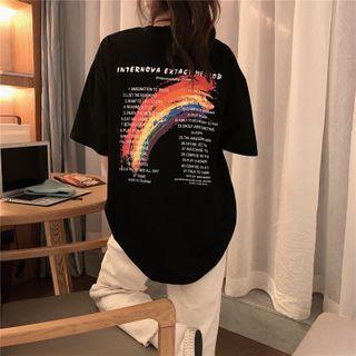 Short-sleeve Oversize Printed T-shirt