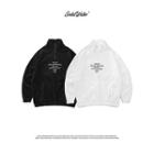 Half-zip Embroidered Fleece Pullover