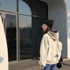 Hooded Fleece-lined Sweatshirt