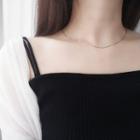Bar Chain Necklace 45cm - One Size