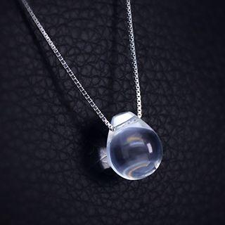 925 Sterling Silver Tear Necklace