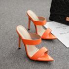 Pointed-toe High Heel Sandals