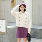 Collard Floral Cardigan