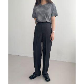 Straight-leg Formal Pants