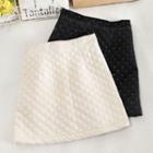 Quilted Mini A-line Skirt