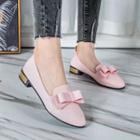 Bow Low Heel Loafers