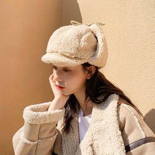 Faux Wool Trapper Hat