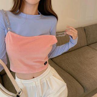 Chain Camisole Top / Long-sleeve Top