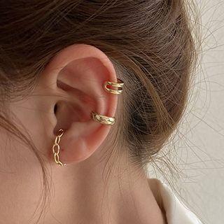 Ear Cuff Set Of 3 - One Size