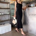 Rib-knit Long Tank Dress