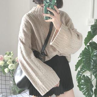 Rib Knit Loose-fit Knit Sweater