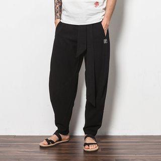 Chinese Characters Harem Pants