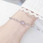 925 Sterling Silver Branches Bead Bracelet Silver - One Size