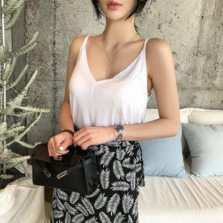 Plunge-neck Camisole Top