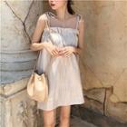 Shoulder-tie Minidress