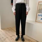 Tapered Baggy-fit Dress Pants
