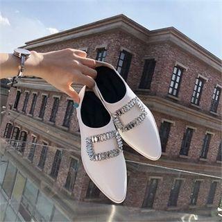 Rhinestone-detail Loafers