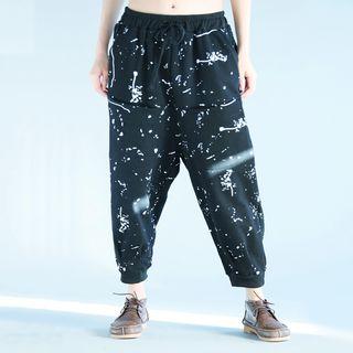 Paint Splattered Baggy Pants