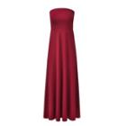 Strapless Maxi A-line Dress