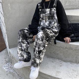 Tie-dyed Front Pocket Jumper Pants
