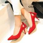 Tasseled Cutout Pumps