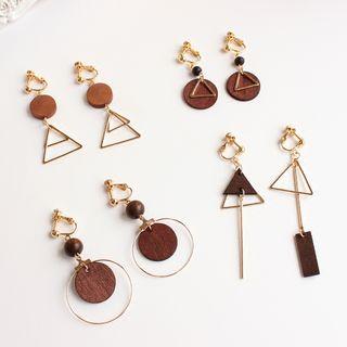 Geometric Wooden Earring (various Designs)