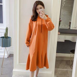 Mermaid Midi Hoodie Dress