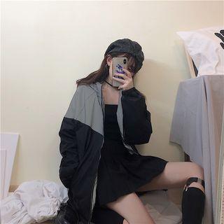 Paneled Zip Windbreaker