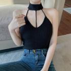 Choker Knit Camisole Top