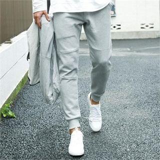 Zip-pocket Cotton Sweatpants